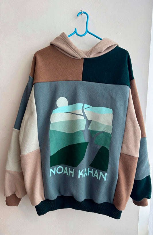 Folk Art Upcycled Hoodie