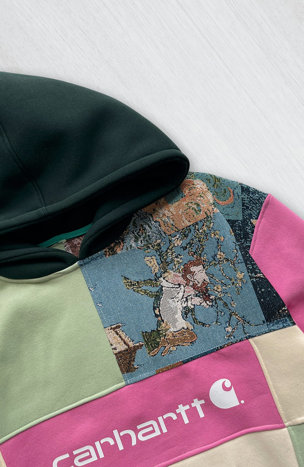 Garden Tapestry 1-of-1 Reworked Hoodie