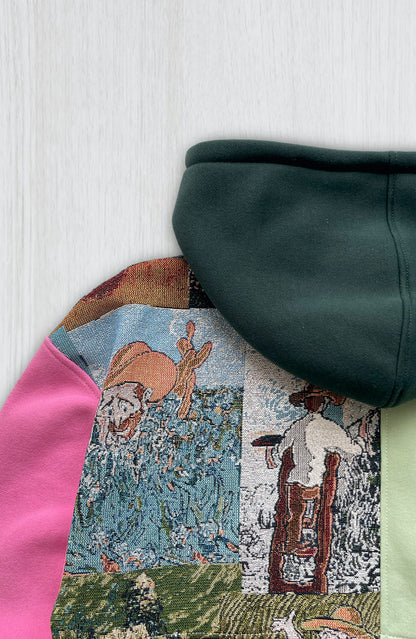 Garden Tapestry 1-of-1 Reworked Hoodie