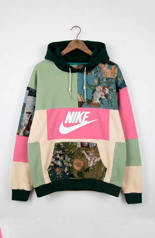 Garden Tapestry 1-of-1 Reworked Hoodie