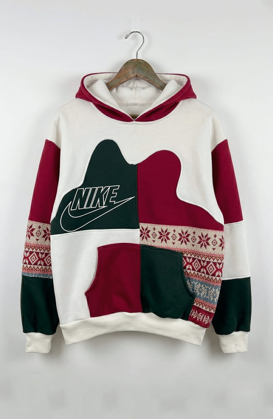 Nordic Snowflake 1-of-1 Tapestry Reworked Hoodie