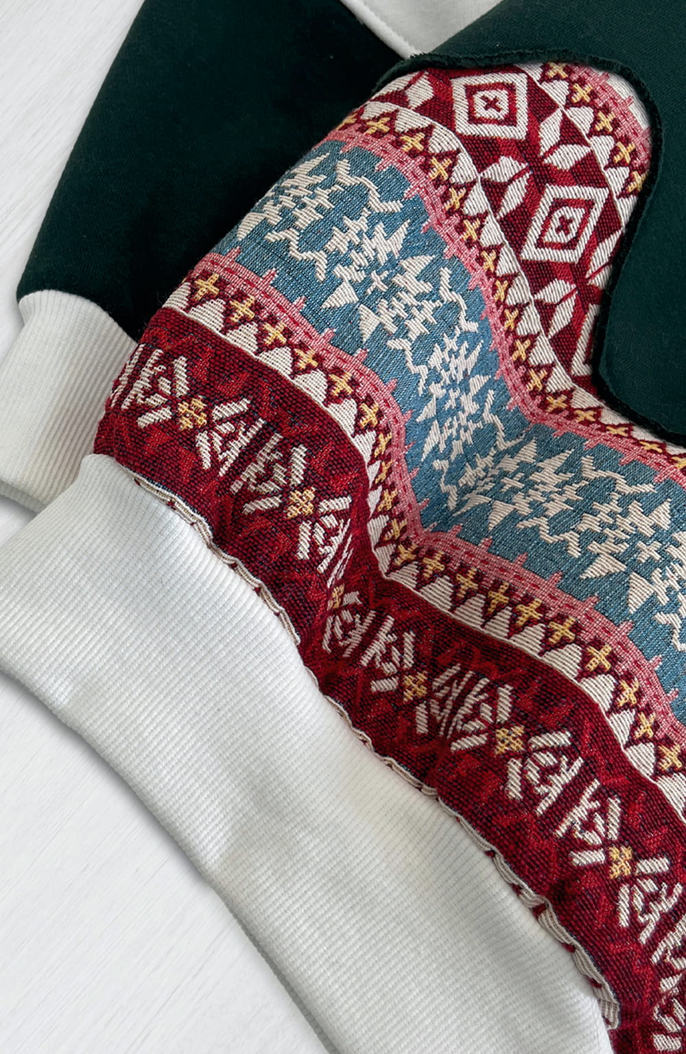 Nordic Snowflake 1-of-1 Reworked Hoodie