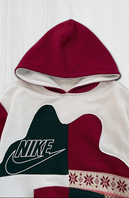 Nordic Snowflake 1-of-1 Reworked Hoodie
