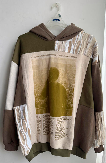 Reworked Concert Tour Patchwork Hoodies