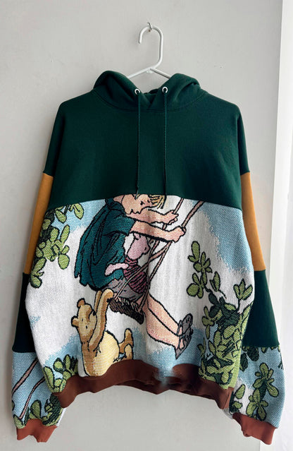 Reworked Storybook Tapestry Hoodie