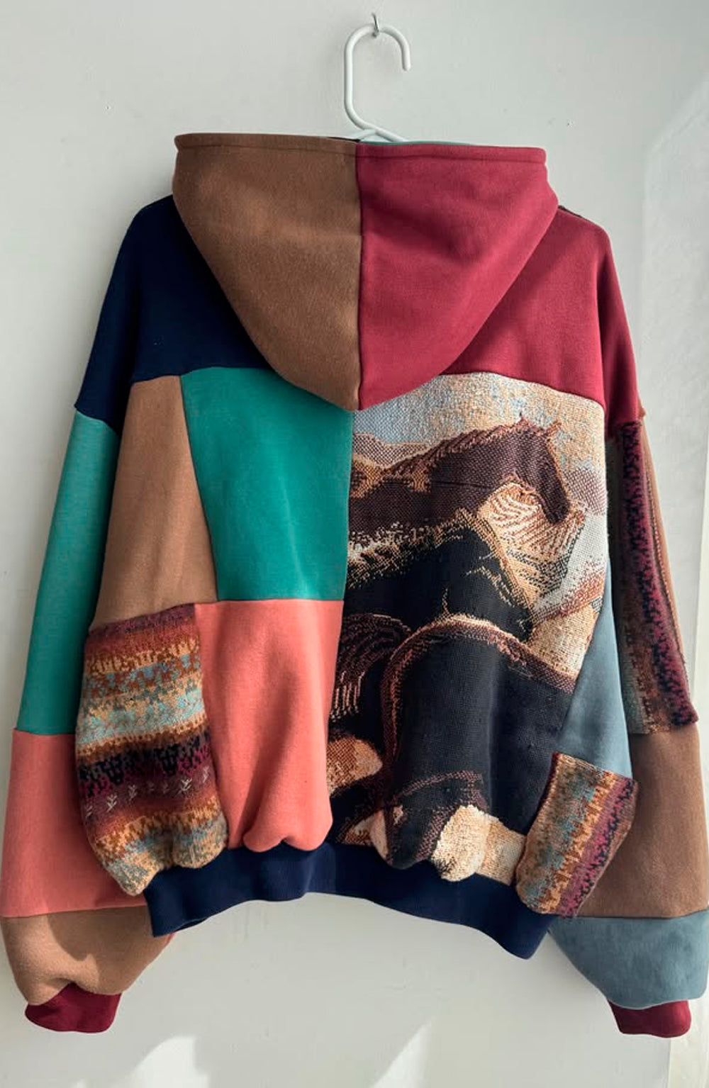 Teal & Rust Colorblock