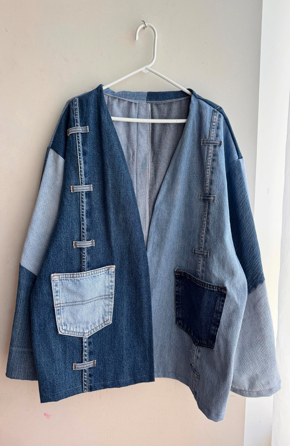 Upcycled Denim Patchwork Jacket